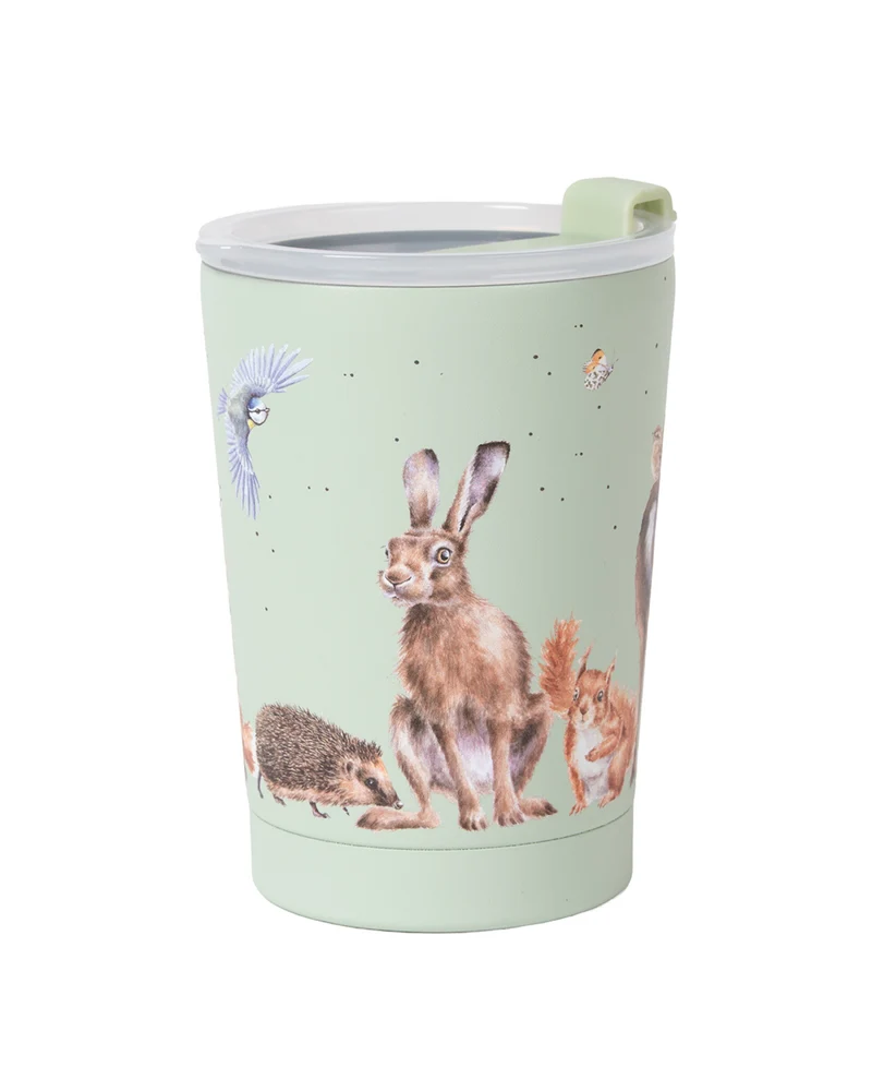 Waldtiere Thermosbecher To Go "Woodland" von Wrendale Designs
