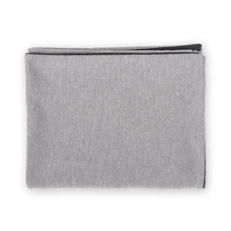 Decke 140x180cm Doubleface, grau/ dunkelgrau