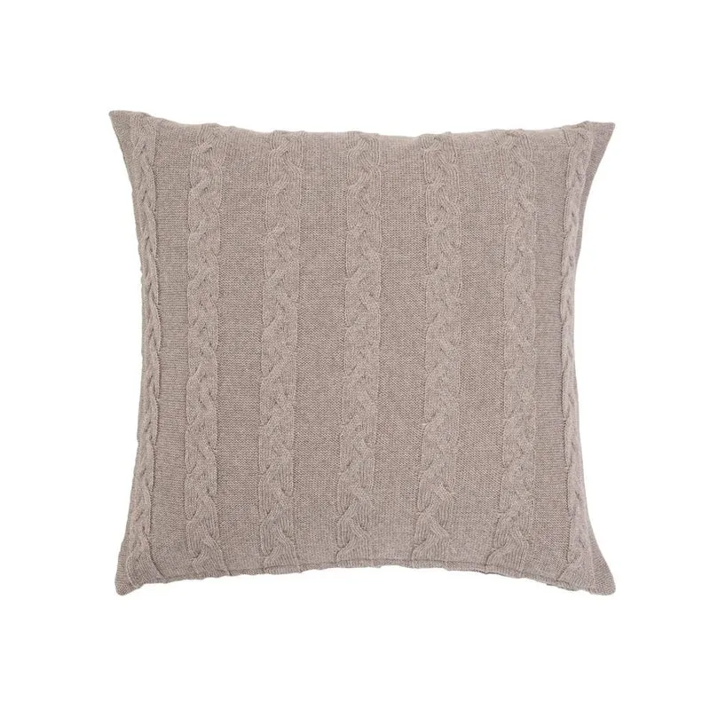 Kissenhülle 40x40cm Zopf, beige