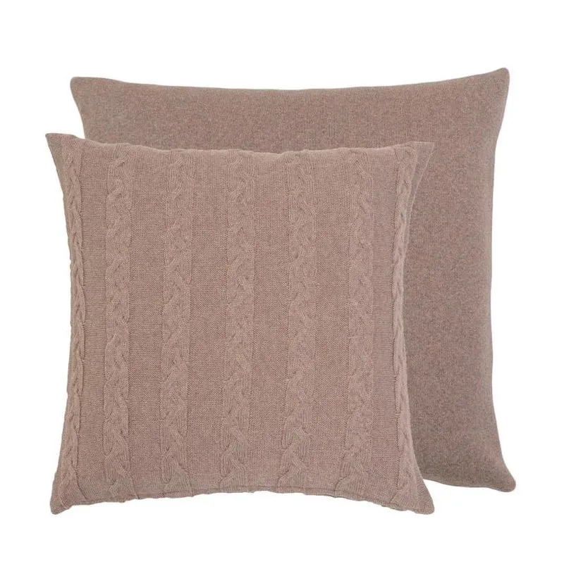 Kissenhülle 40x40cm Zopf, beige