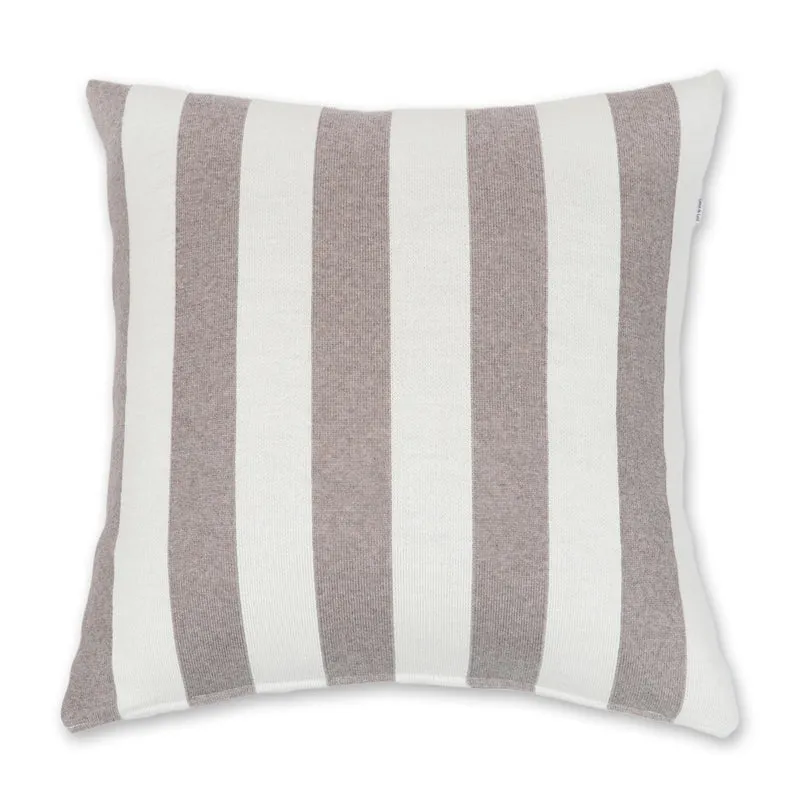 Kissenhülle 50x50cm Stripes, beige/weiß