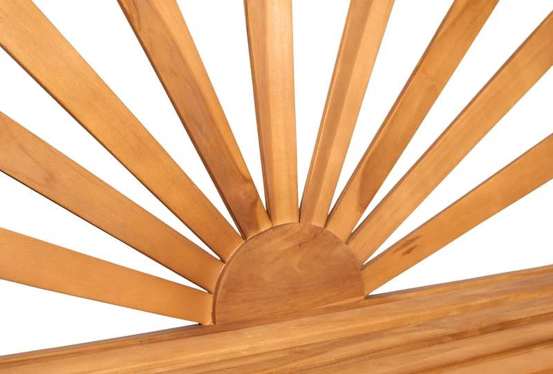 Teak-Gartenbank Sonne