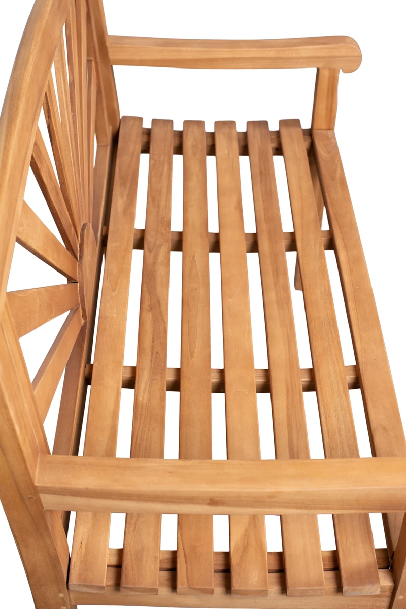Teak-Gartenbank Sonne