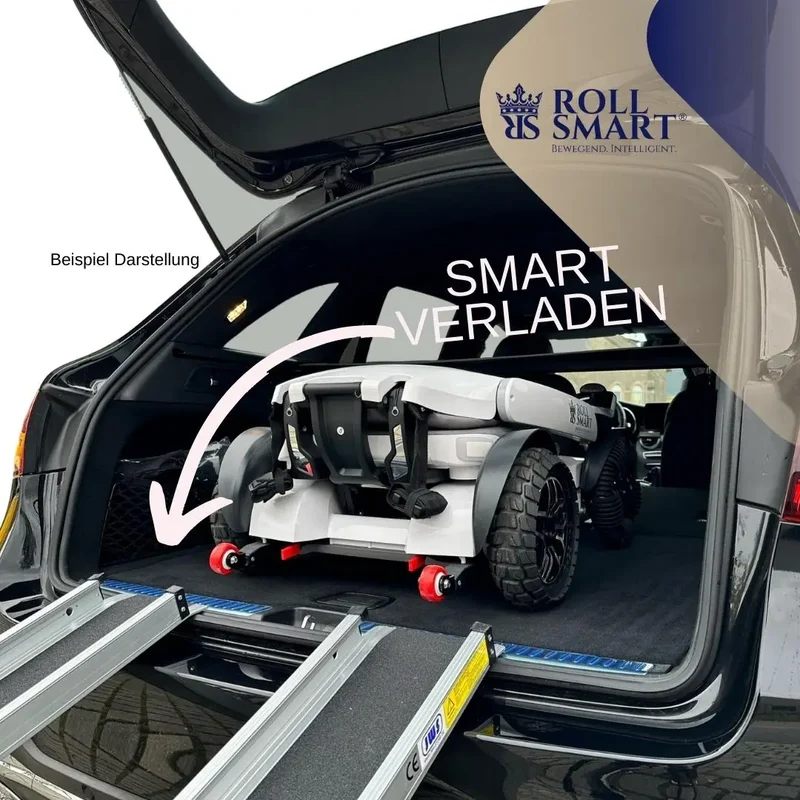 Roll smart robooter x40, elektro-falt-rollstuhl, automatisch faltbar