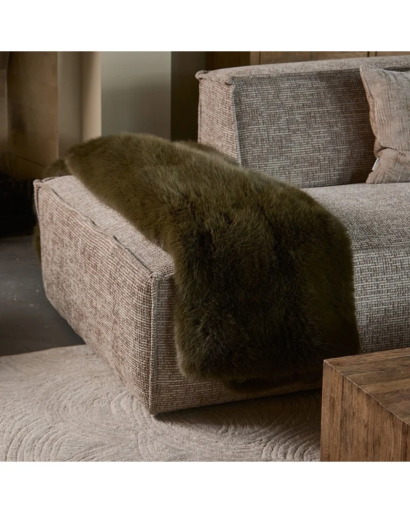 Kunstfelldecke "Bromont Faux Fur Throw" von Rivièra Maison