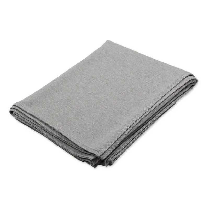 Decke 140x180cm RL uni, grau