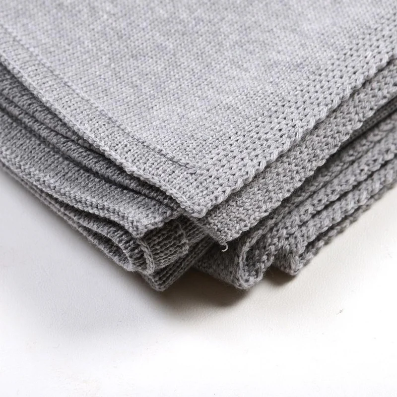 Decke 140x180cm RL uni, grau