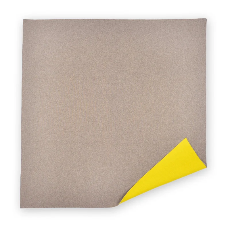 Baby/Kinderdecke 90x90cm Doubleface beige/gelb