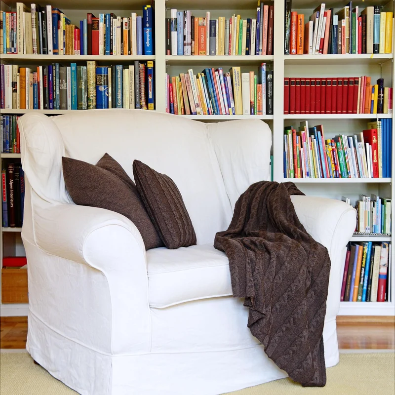Decke 140x180cm Zopf, braun