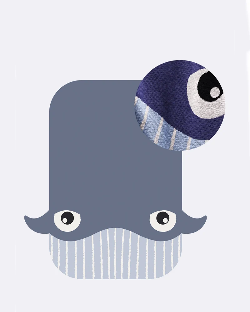 Kinderdecke Whale