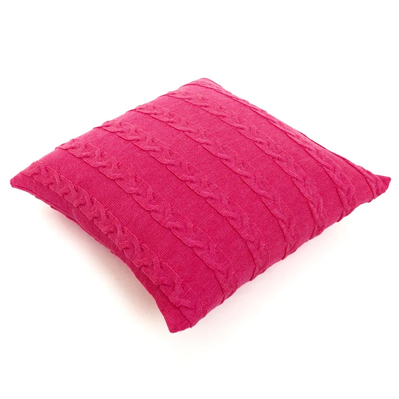 Kissenhülle 40x40cm Zopf, magenta
