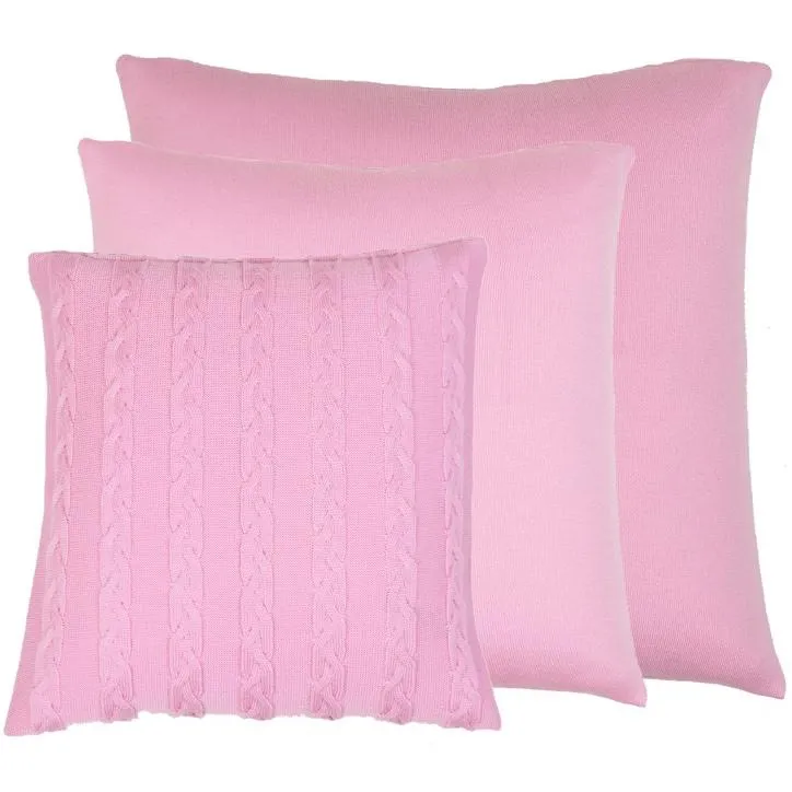 Kissenhülle 60x60cm uni, rosa
