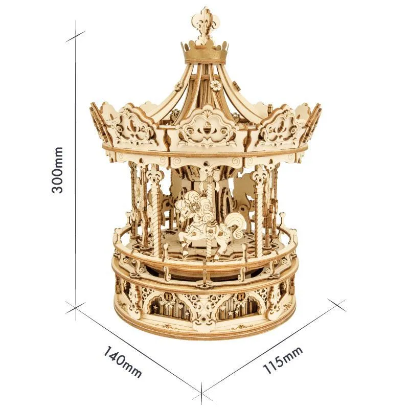 3D-Holzpuzzle, Karussell