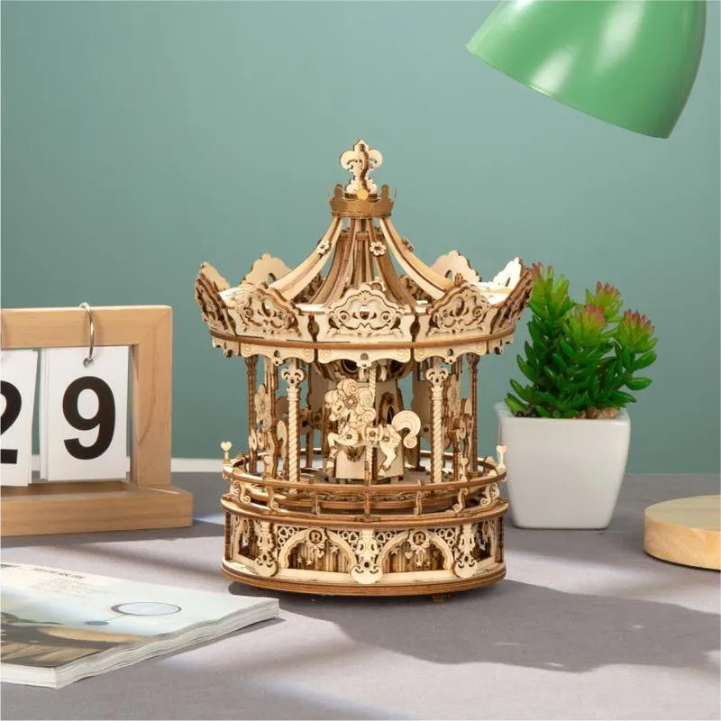 3D-Holzpuzzle, Karussell