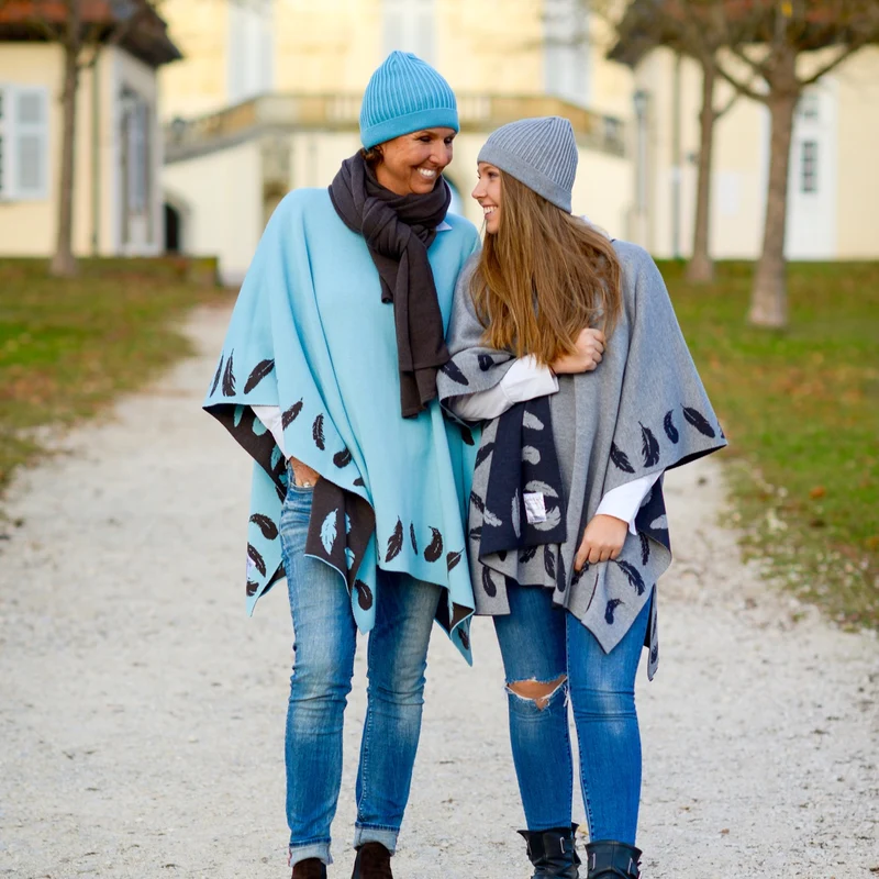 Schal unisex, 70x200cm, braun