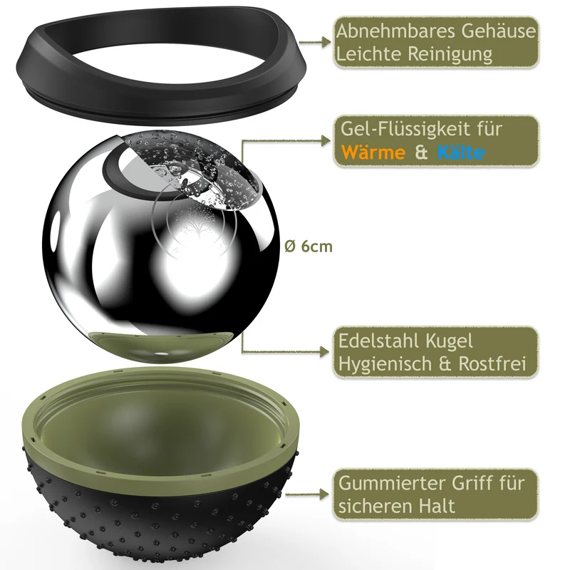 Thermotherapie Massagekugel Roller / Massageball