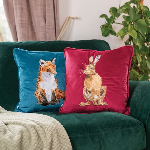 Fuchs Kissenbezug von Wrendale Designs