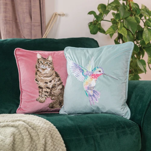 Katzen Kissenbezug von Wrendale Designs