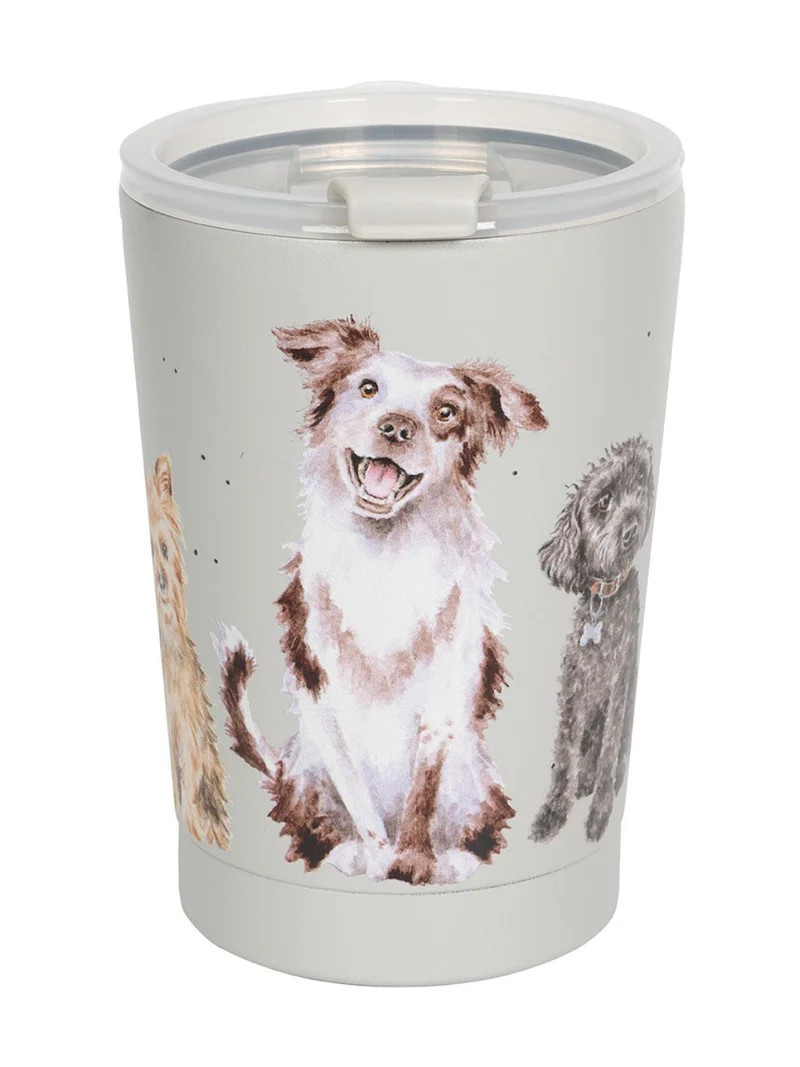 Hunde Thermosbecher To Go "A Dog's Life" von Wrendale Designs