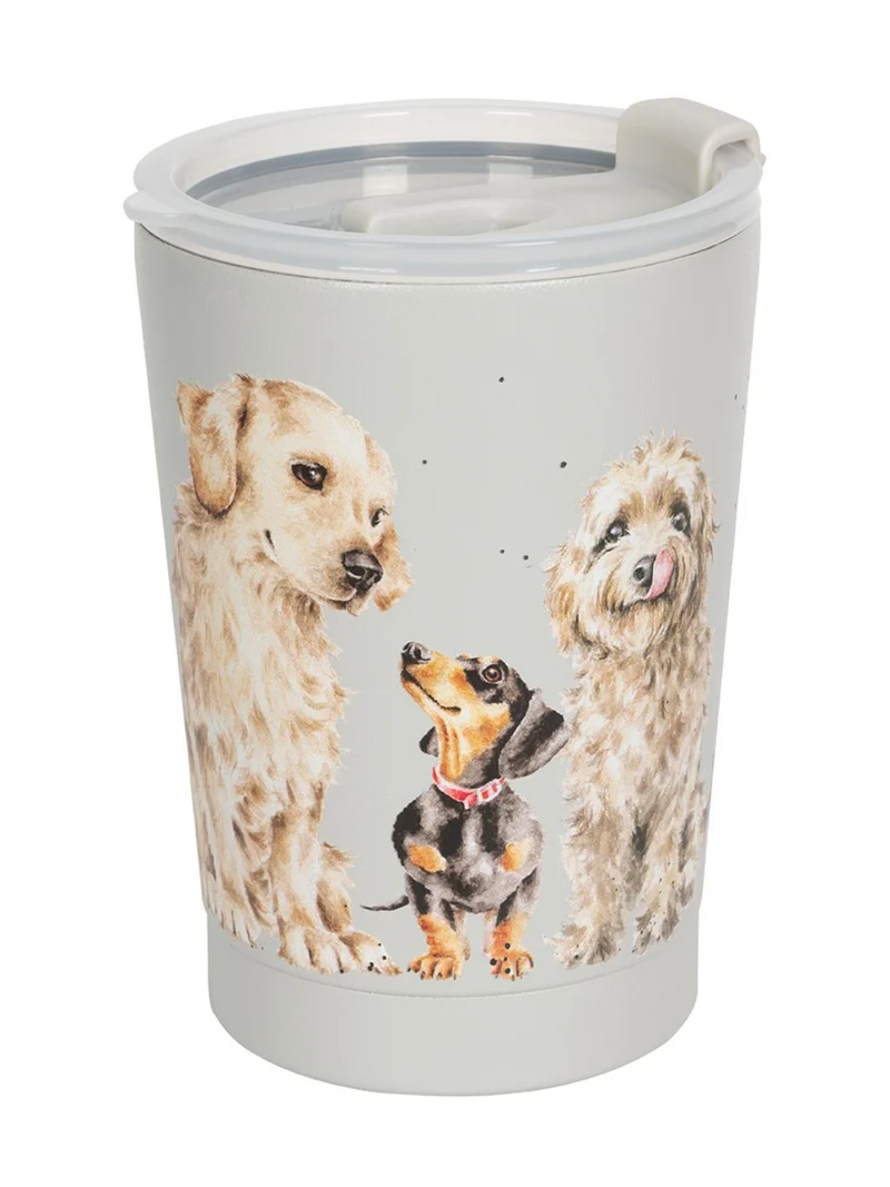 Hunde Thermosbecher To Go "A Dog's Life" von Wrendale Designs
