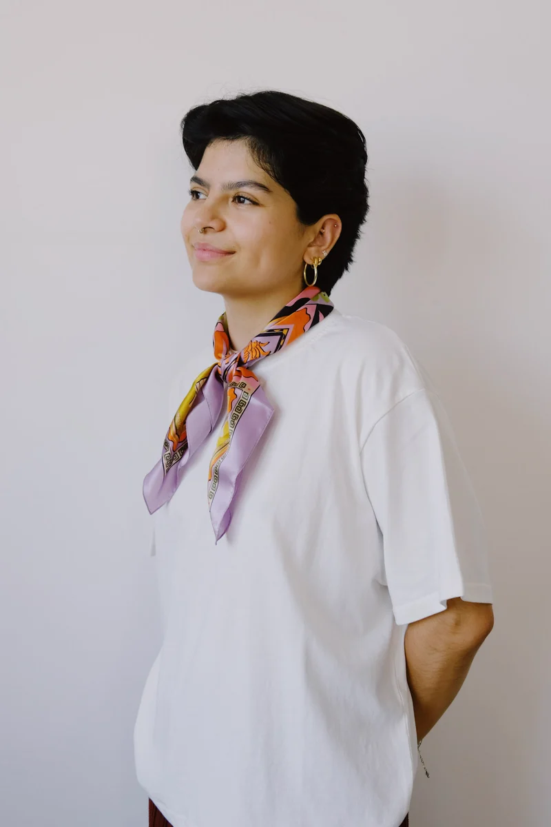 silk scarf - borghese icon