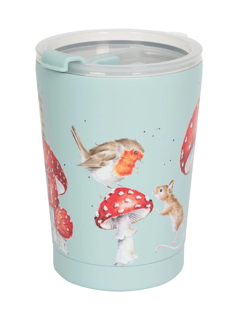 Fliegenpilz & Waldtier Thermosbecher To Go "Fairy Ring" von Wrendale Designs