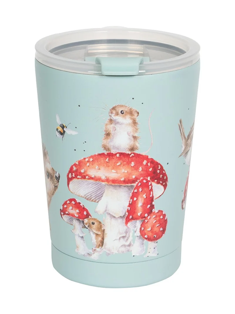 Fliegenpilz & Waldtier Thermosbecher To Go "Fairy Ring" von Wrendale Designs