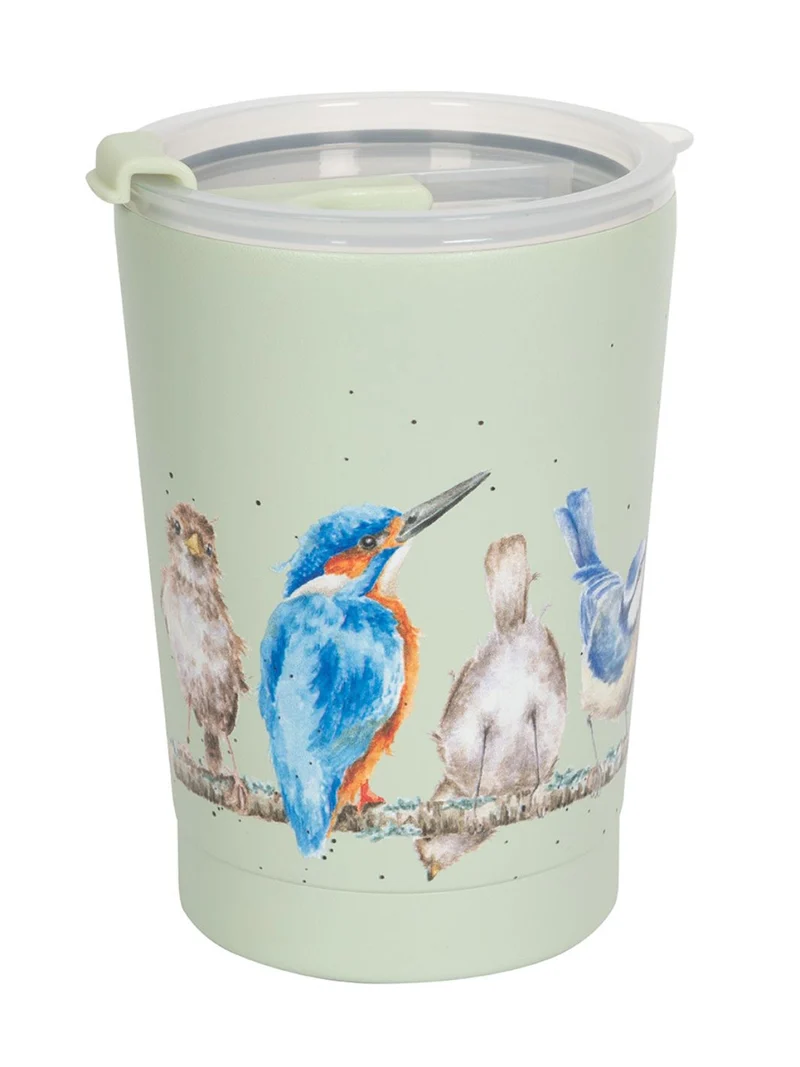 Vogel Thermosbecher To Go "Variety of Life" von Wrendale Designs