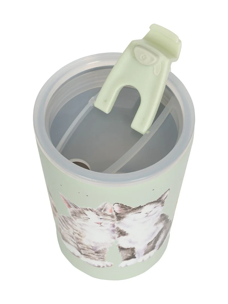Katzen Thermosbecher To Go "Feline Friends" von Wrendale Designs