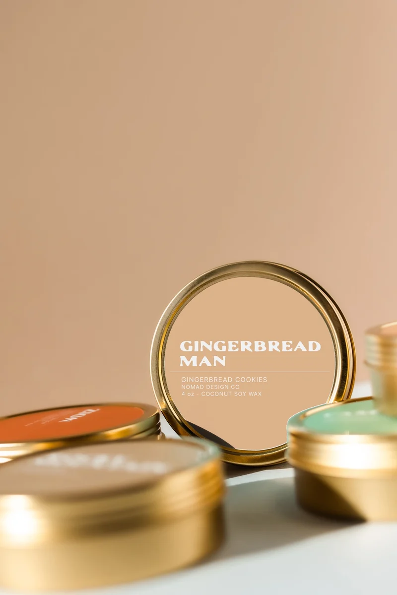 Scented Candle - Gingerbread Man