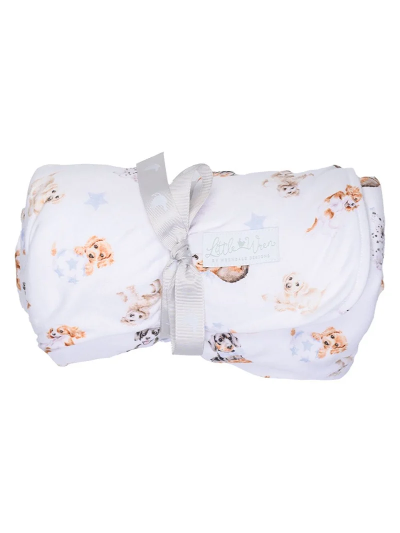 Babydecke Hunde-Motiv "Little Paws" von Wrendale Designs