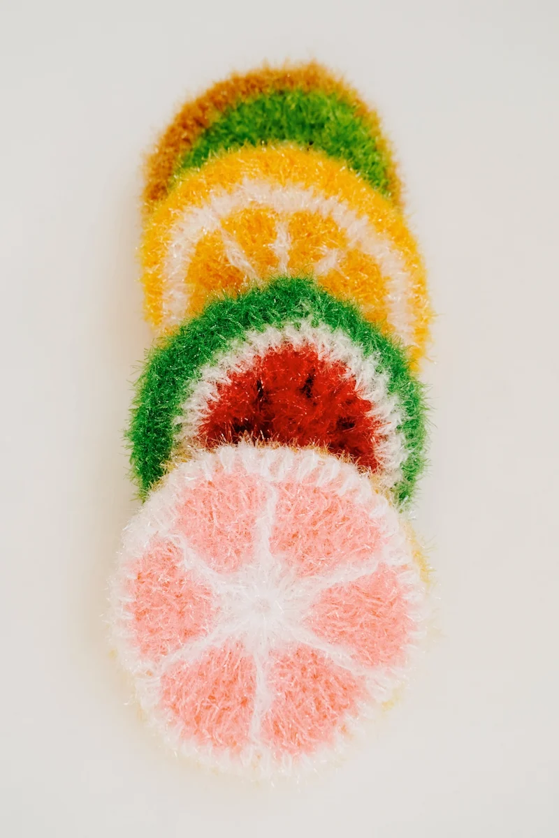 Crochet Sponge - Fruits & Veggies