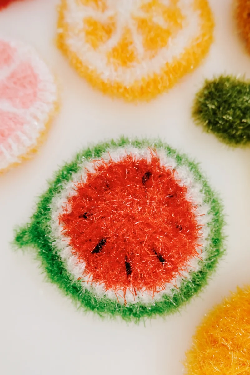 Crochet Sponge - Fruits & Veggies