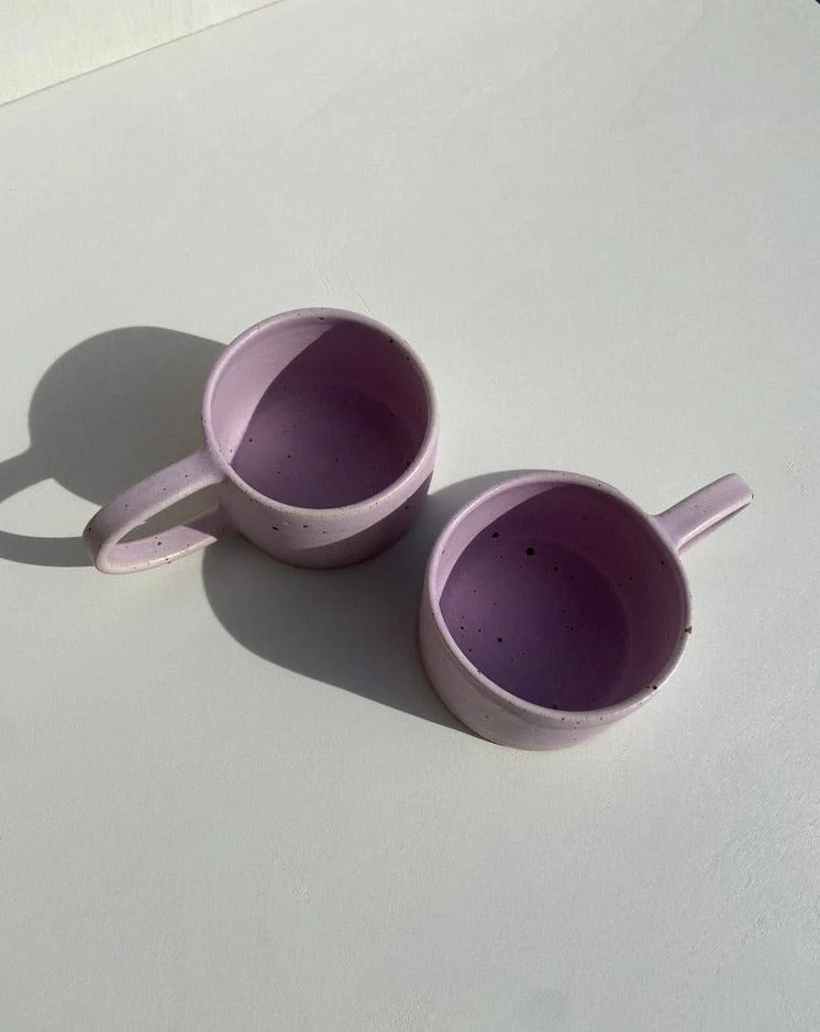 KERAMIKBECHER, PURPLE STAIN