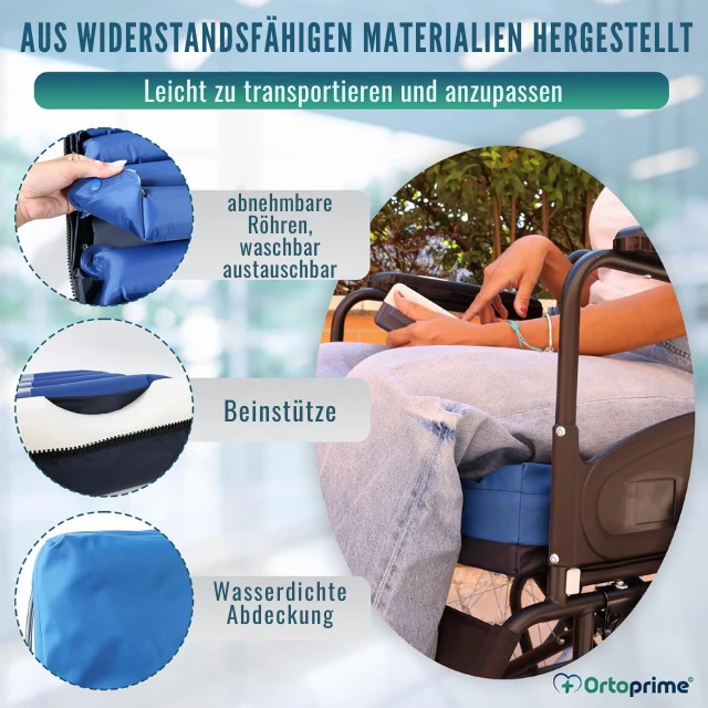 Luftdruck-Anti-Dekubitus-Kissen mit Kompressor | Rollstuhlkissen