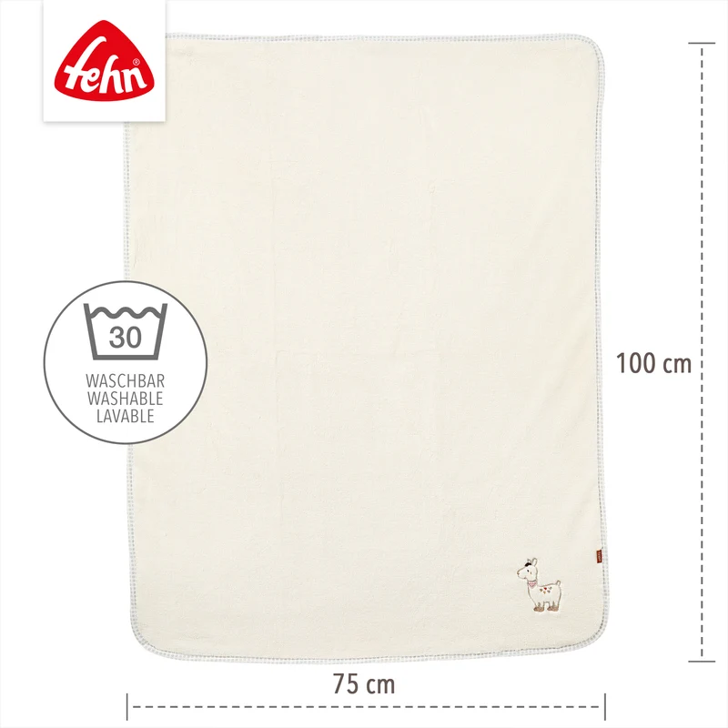 Kuscheldecke Lama