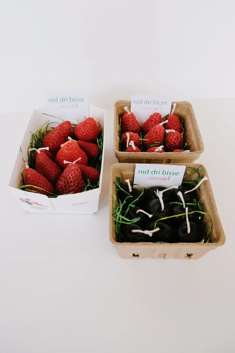 Berry Candle Basket