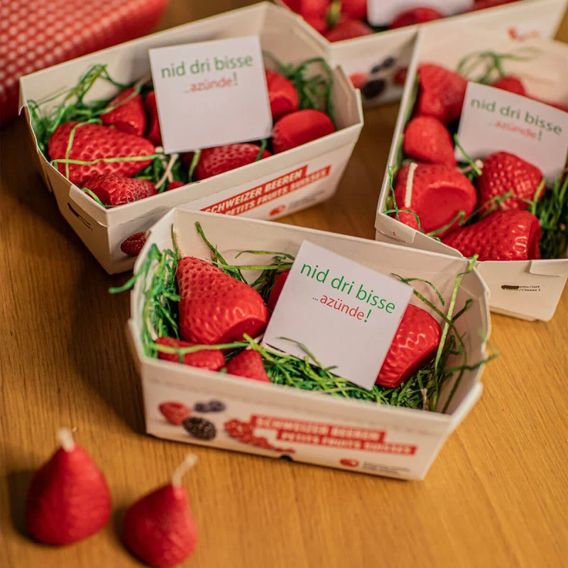 Berry Candle Basket