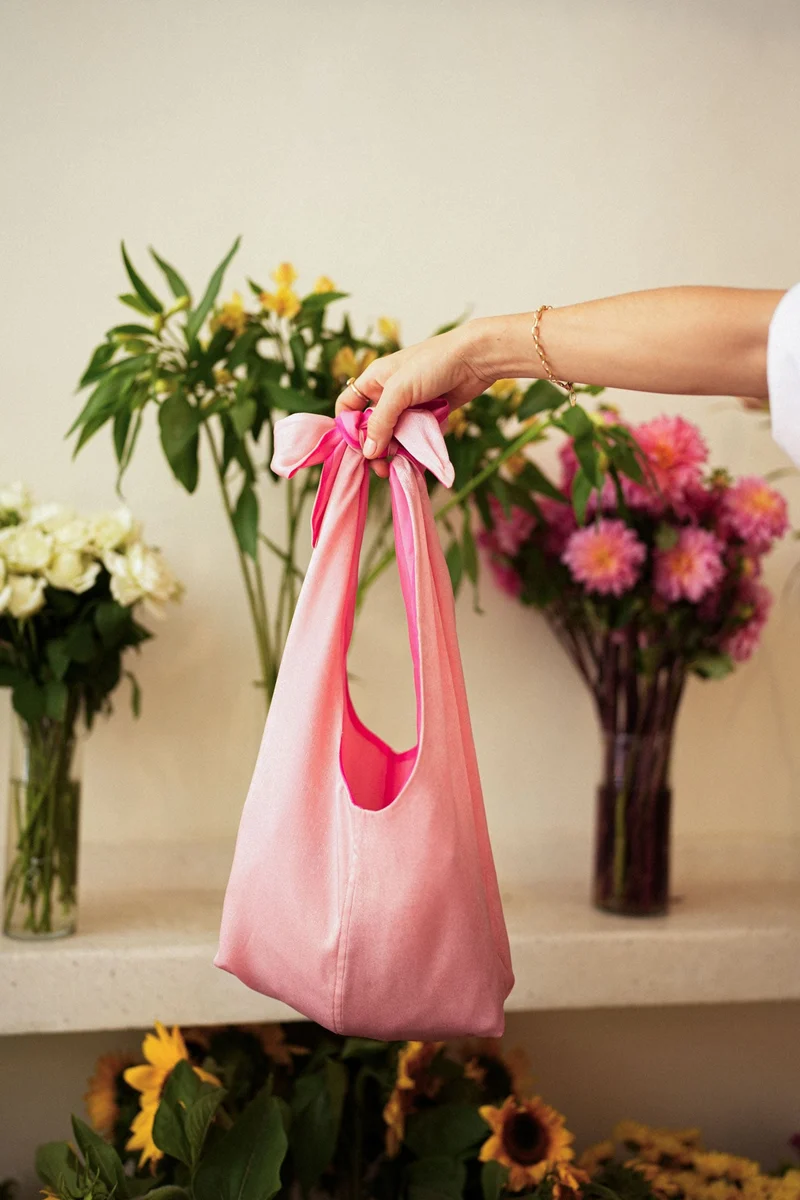Bag - LATIFA glossy - Pink/Rose