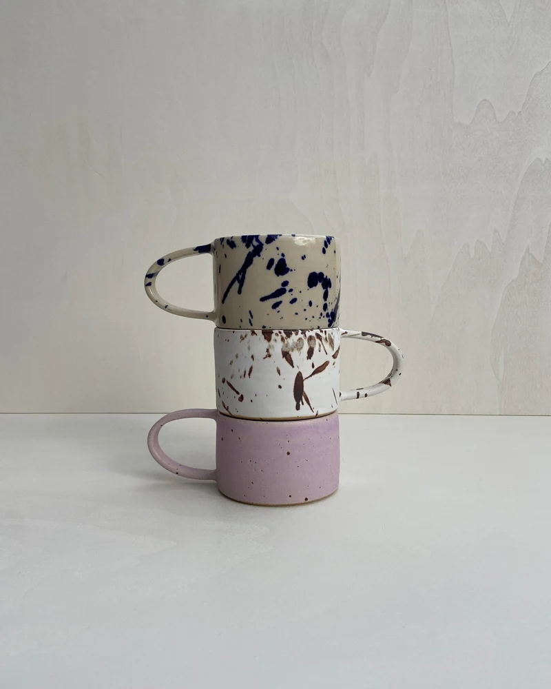 KERAMIKBECHER, BLUE INK