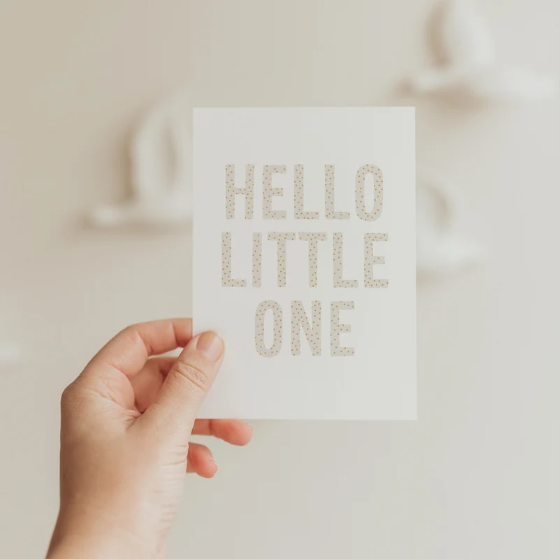 POSTKARTE, HELLO LITTLE ONE