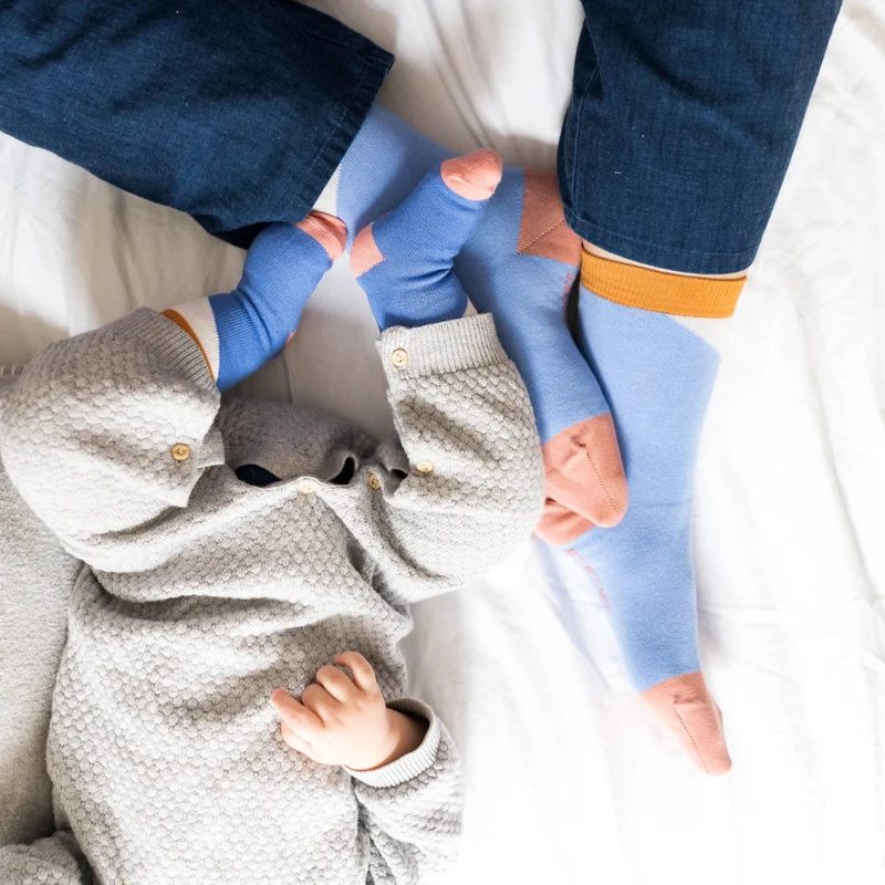 KINDERSOCKEN, DIAGONAL LILAC