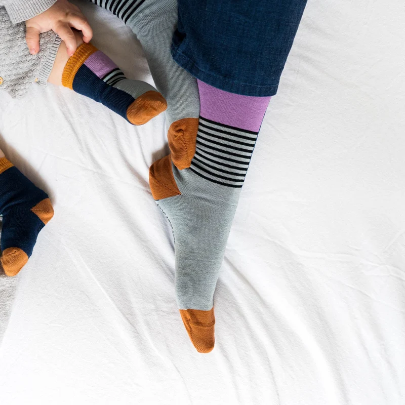 KINDERSOCKEN, HALB/HALB PETROL
