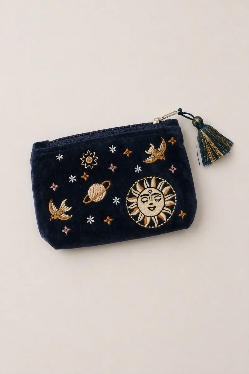 Small Pouch - Velvet - Universe