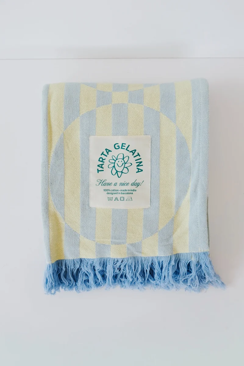 Beach Towel - Blueberry Lemonade