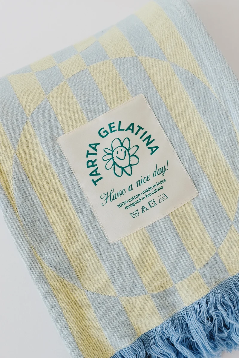 Beach Towel - Blueberry Lemonade