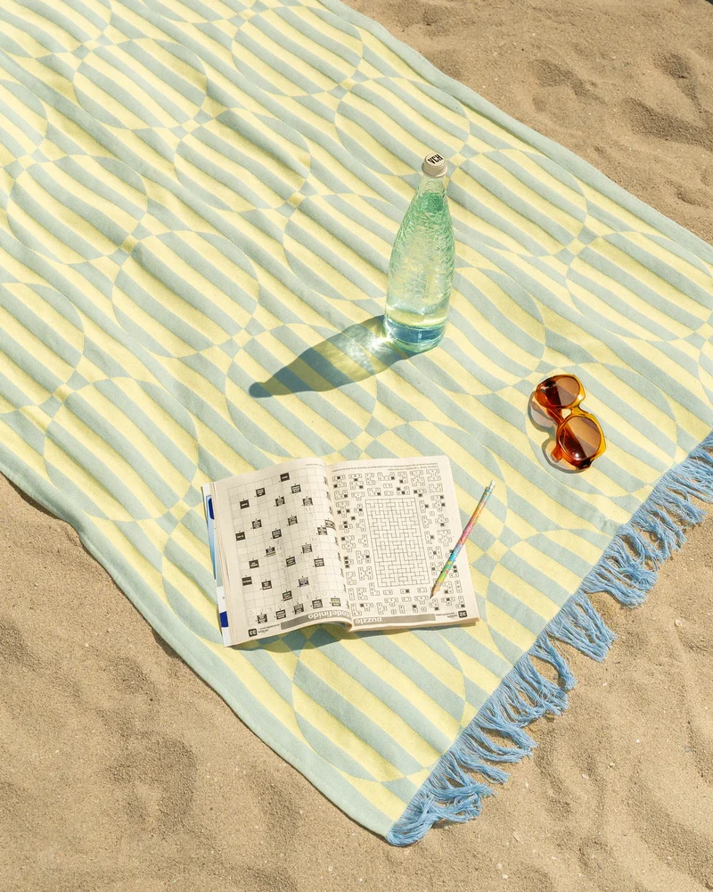 Beach Towel - Blueberry Lemonade