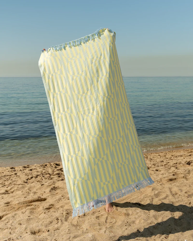 Beach Towel - Blueberry Lemonade