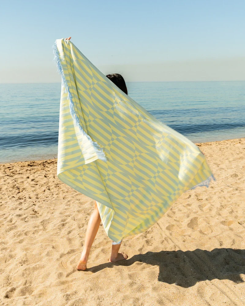 Beach Towel - Blueberry Lemonade