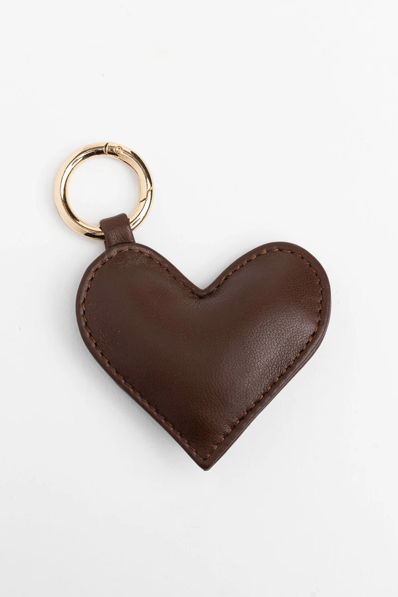 Heart Pendant - NAIMA - Mocca